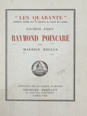 cover image of Raymond Poincaré
